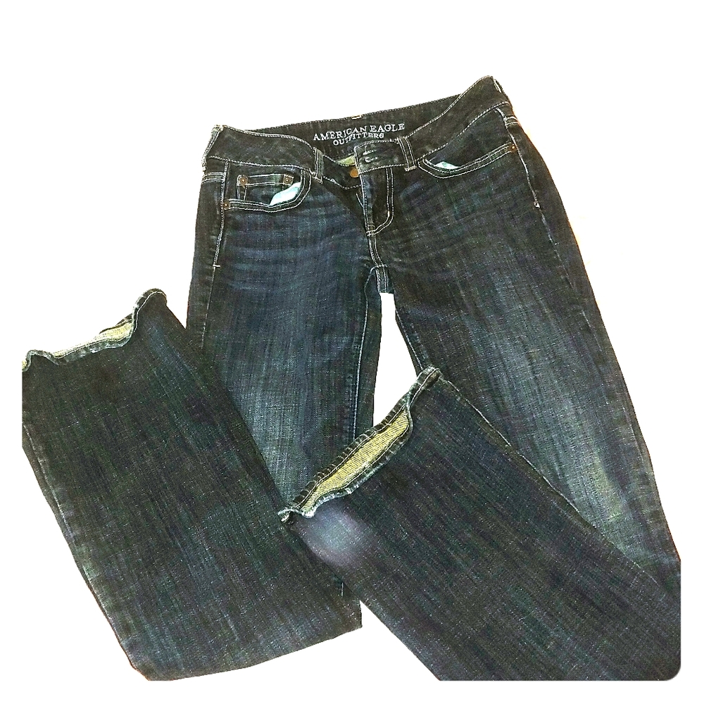 Dark America Eagle jeans size 2 long